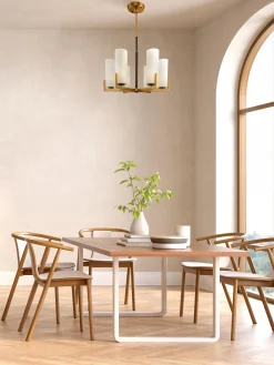Lampadario grande in vetro Fortano