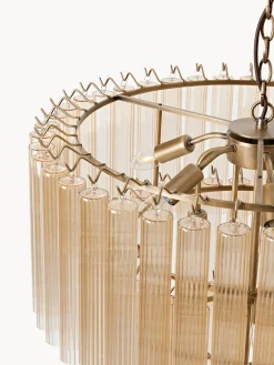 Lampadario grande in vetro Janae