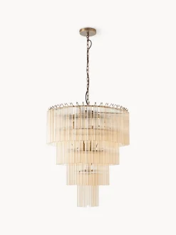 Lampadario grande in vetro Janae