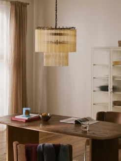 Lampadario in vetro Janae