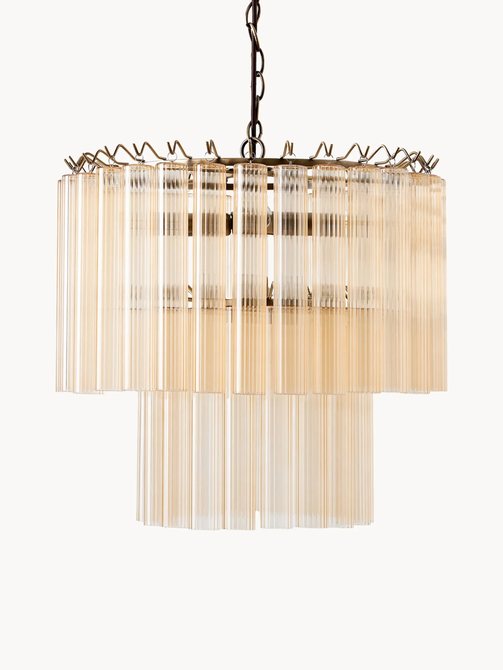 Lampadario in vetro Janae