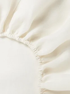 Lenzuolo con angoli boxspring in lino Linna