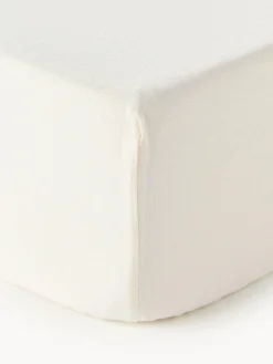 Lenzuolo con angoli boxspring in lino Linna