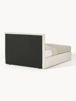 Letto boxspring bianco a molle Eliza