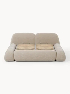 Letto imbottito con contenitore Wolke