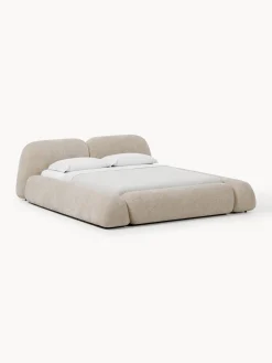 Letto imbottito con contenitore Wolke