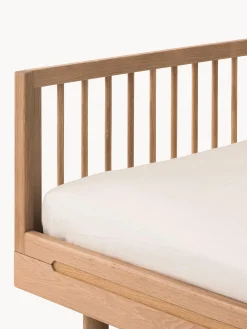 Letto per bambini in legno di quercia Pure, 90 x 200 cm