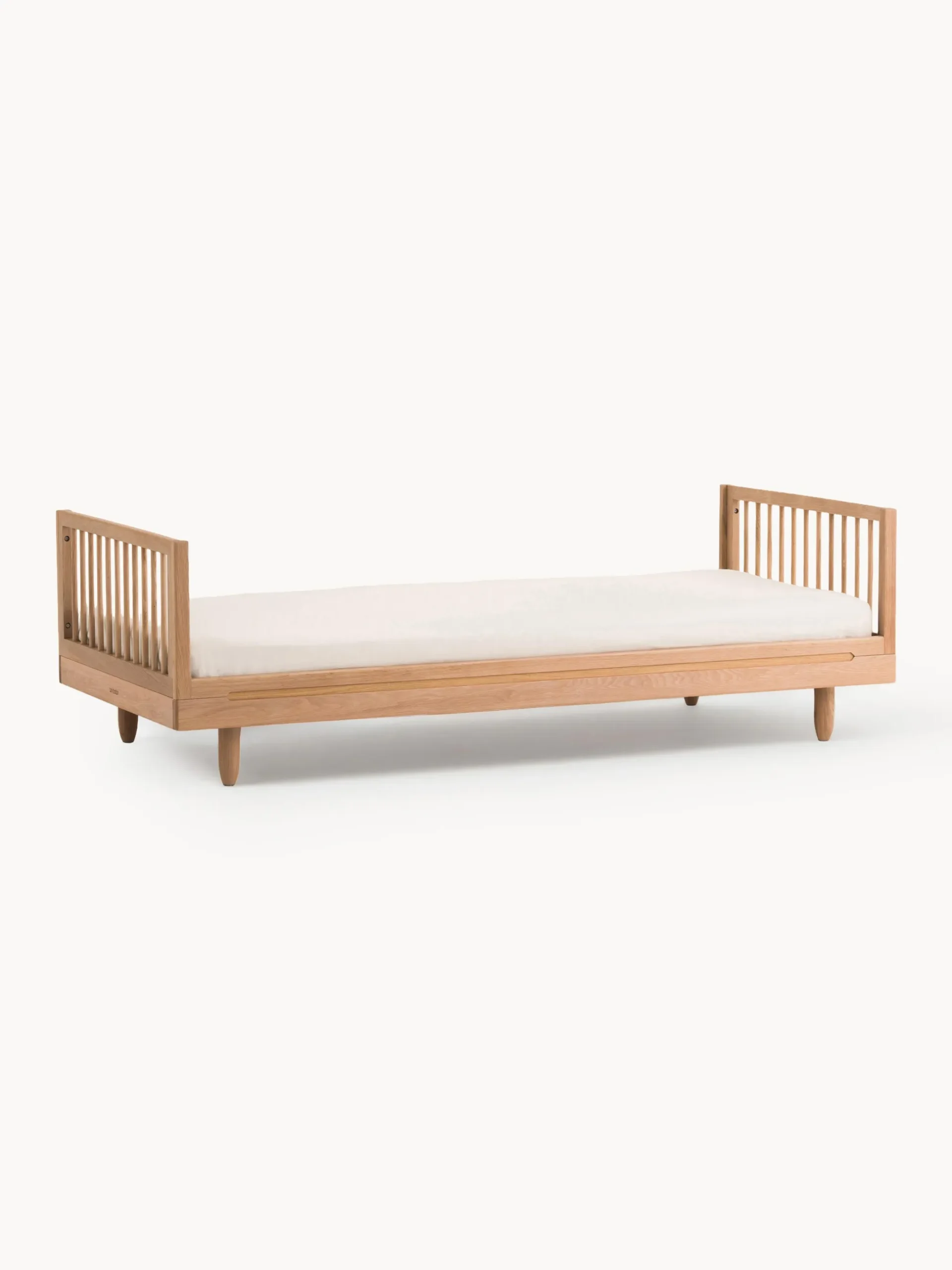 Letto per bambini in legno di quercia Pure, 90 x 200 cm