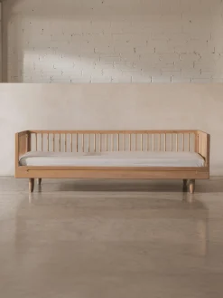 Letto per bambini in legno di quercia Pure, 90 x 200 cm