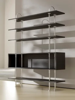 Libreria grande in legno Keen