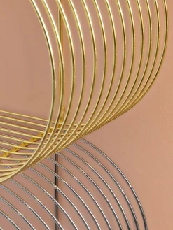 Mensola da parete in metallo Curva, larg. 61 cm