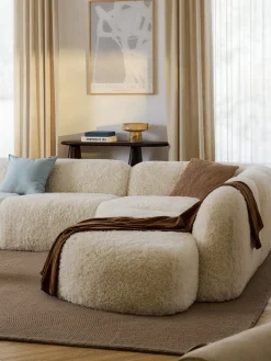 Modulo chaise longue in teddy Wolke