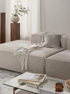 Modulo chaise loungue in bouclé Lennon