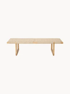 Panca con seduta intrecciata BM0489