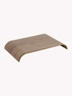Pannello in legno di noce per mensola da parete Curva