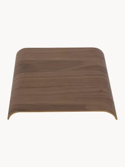 Pannello in legno di noce per sgabello Curva