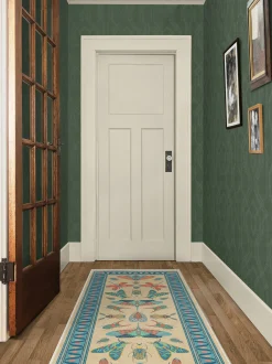 Passatoia a pelo corto lavabile Flutterby by Iris Apfel