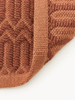 Passatoia da esterno tessuto a mano con motivo geometrico Rune