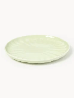Piatti da colazione in porcellana con rilievo Sali 4 pz