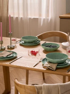 Piatti fondi in porcellana con rilievo Sali 4 pz