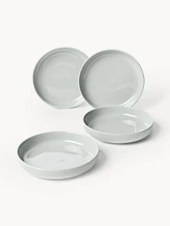 Piatti per pasta in porcellana Nessa 4 pz