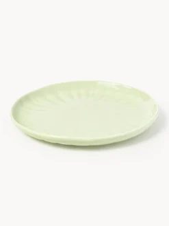 Piatti piani in porcellana con rilievo Sali 4 pz