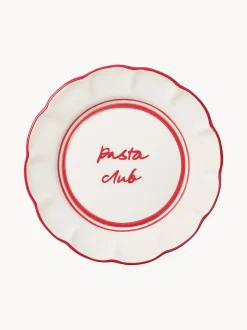 Piatto da colazione dipinto a mano Bistro