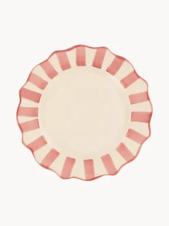Piatto da colazione dipinto a mano Scalloped