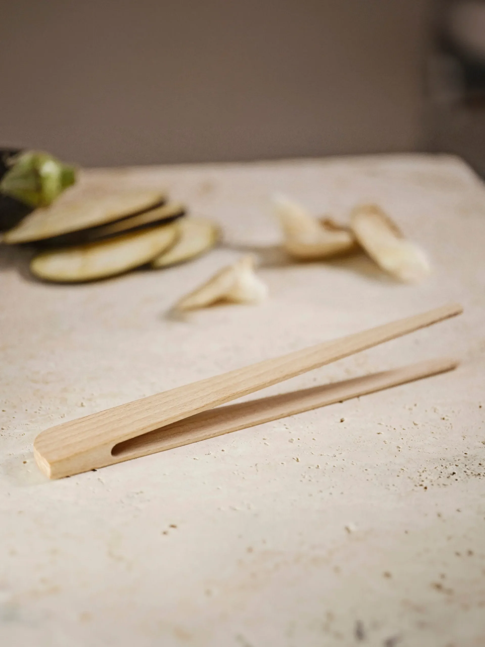Pinzette in legno di faggio Singles