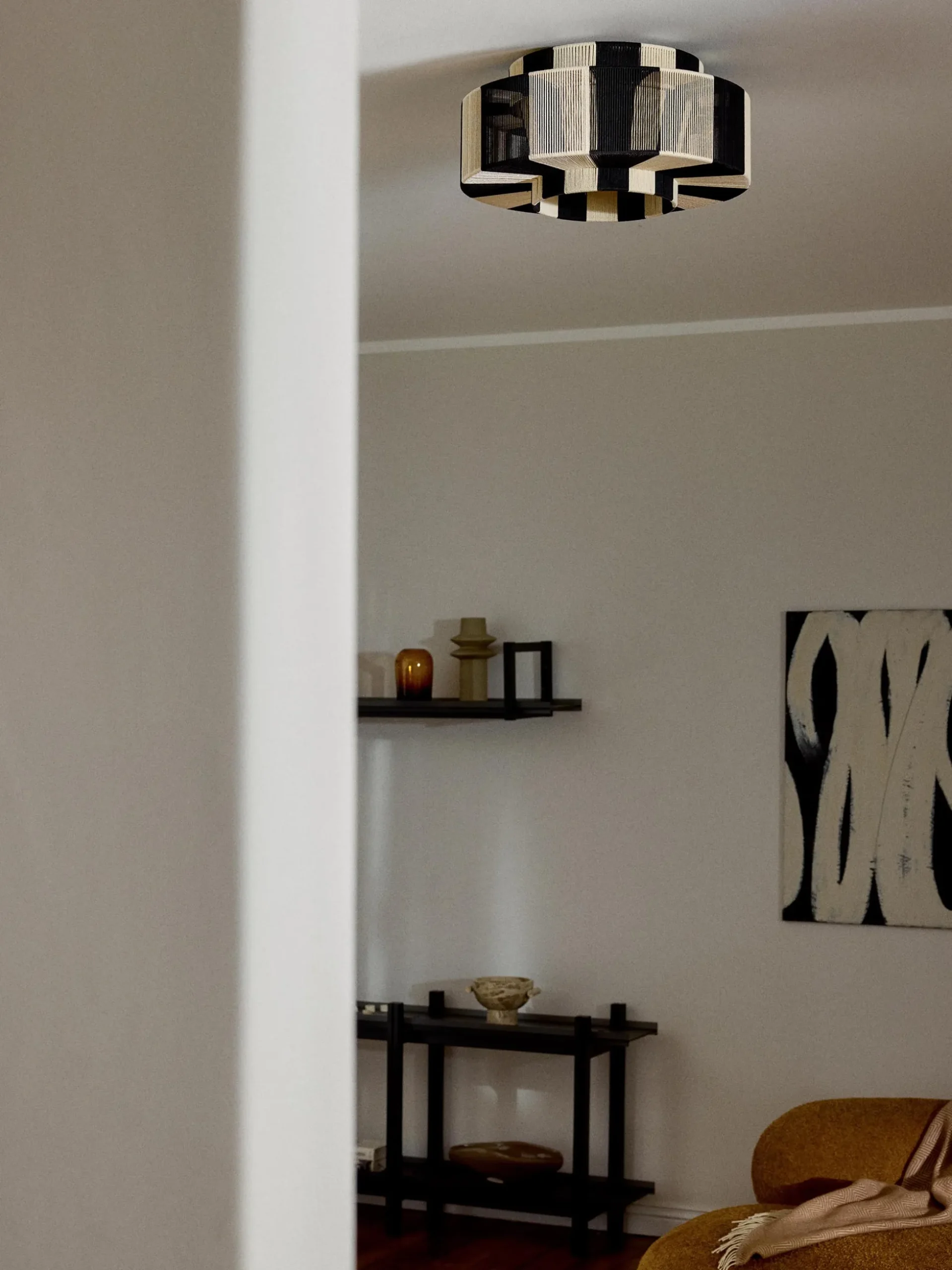 Plafoniera in lino Lace