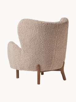 Poltrona Bergère in teddy Kalia