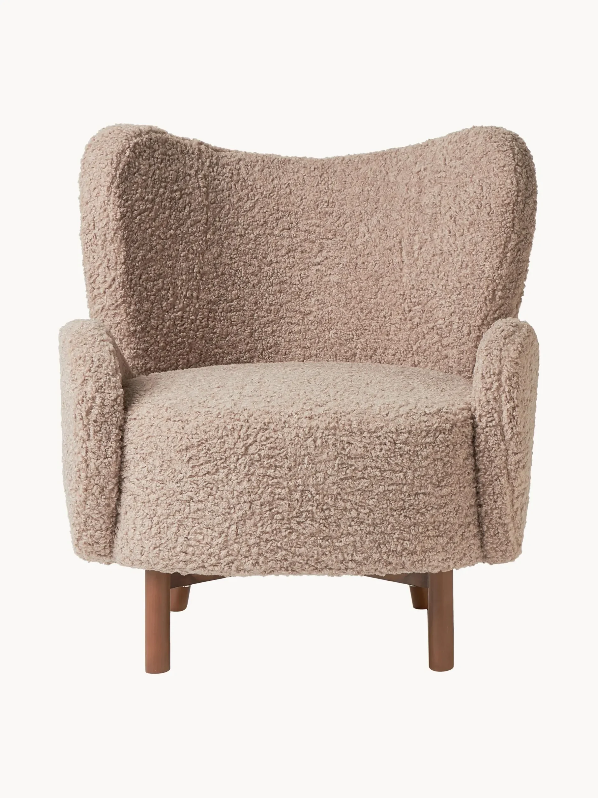 Poltrona Bergère in teddy Kalia
