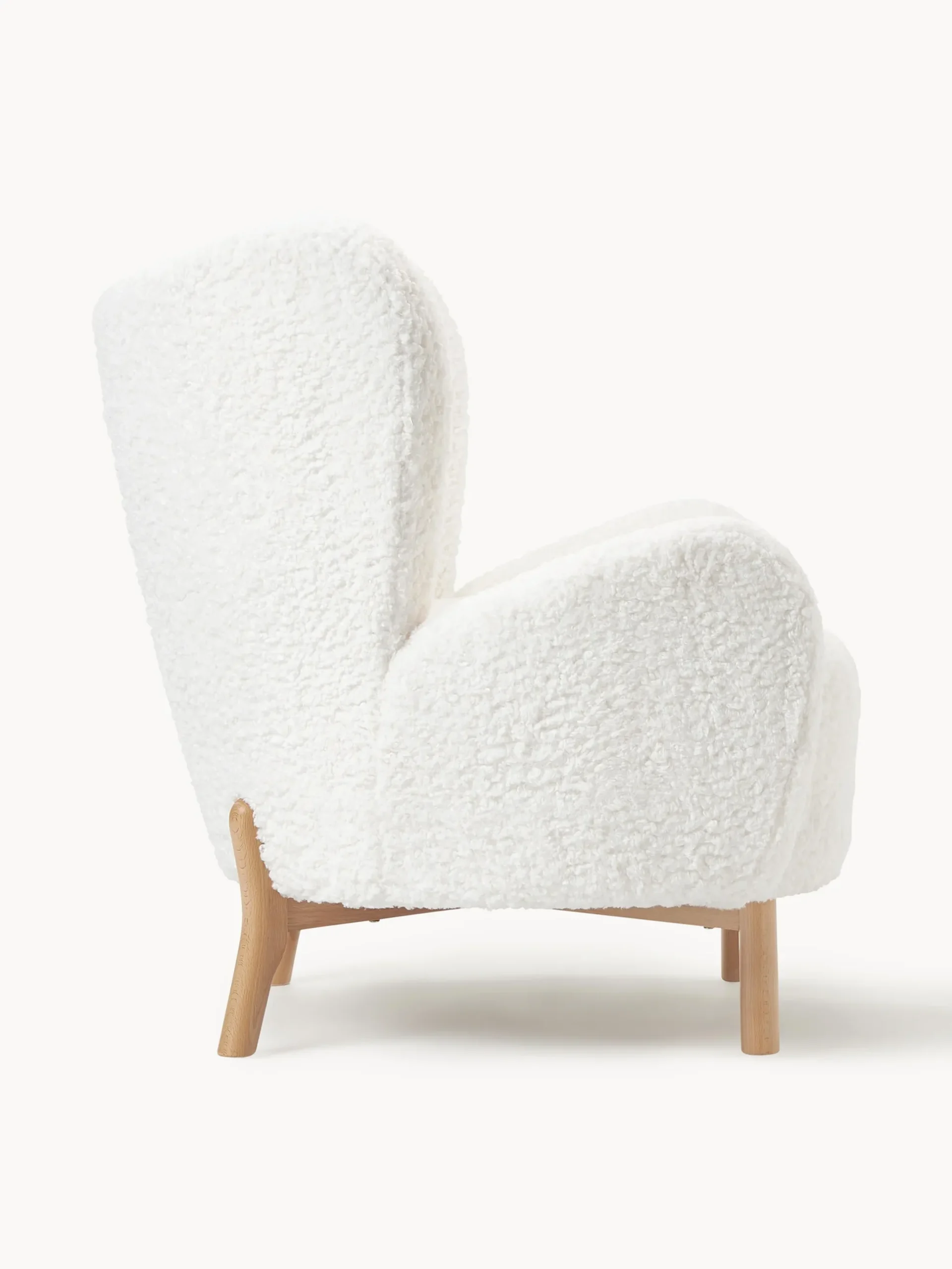 Poltrona Bergère in teddy Kalia