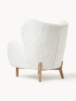 Poltrona Bergère in teddy Kalia