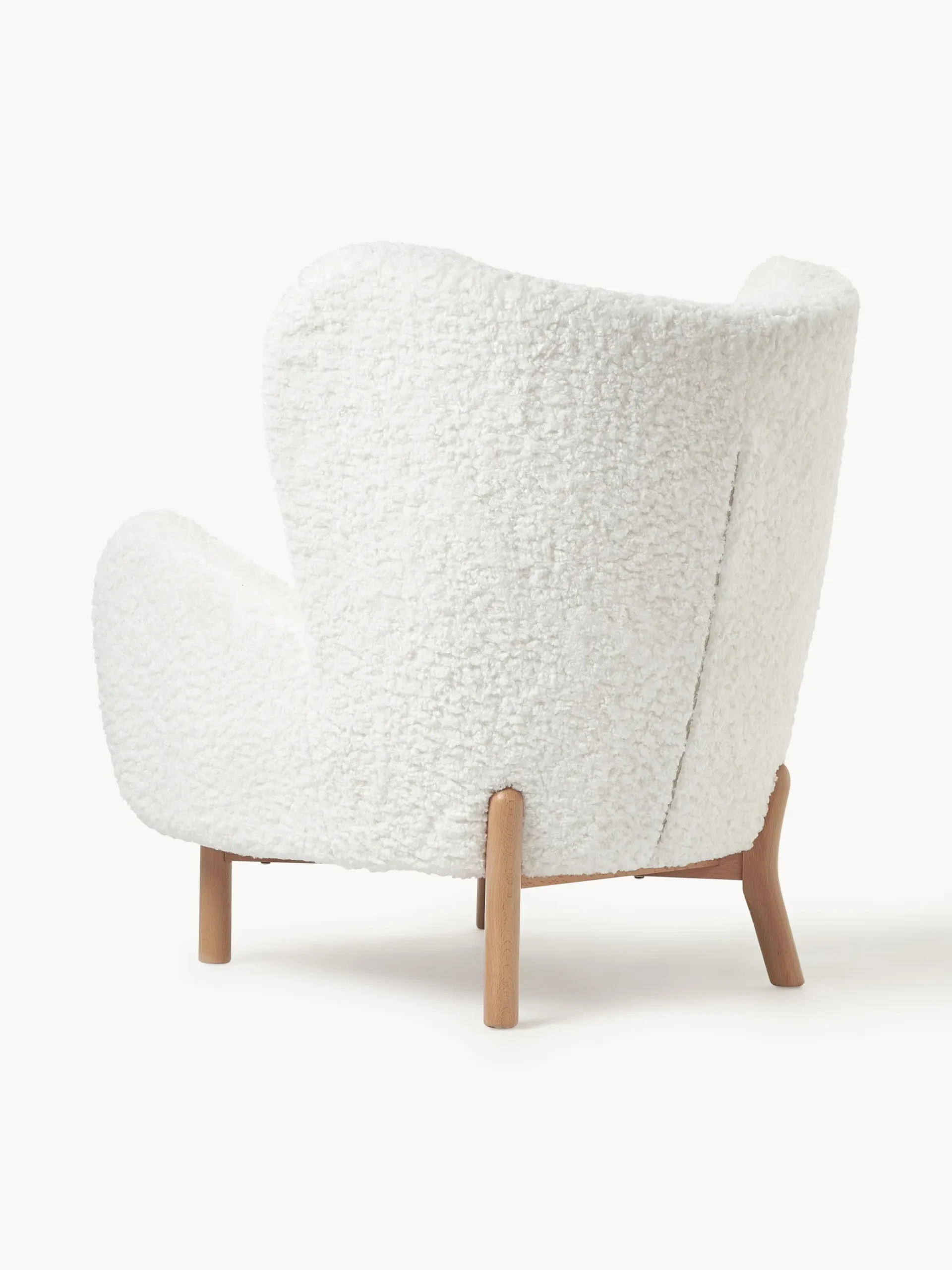 Poltrona Bergère in teddy Kalia