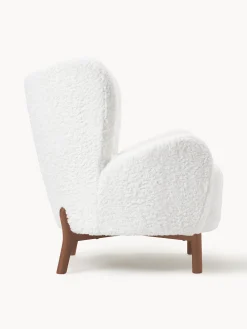 Poltrona Bergère in teddy Kalia