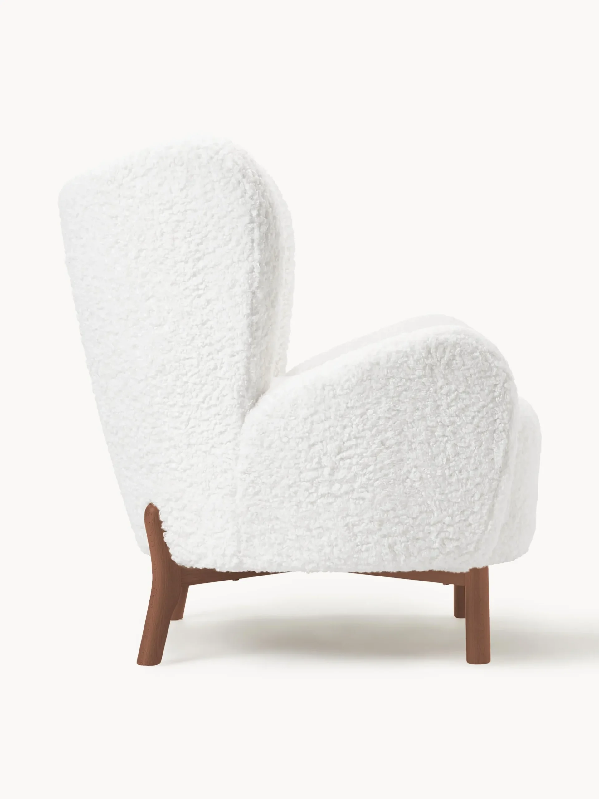 Poltrona Bergère in teddy Kalia