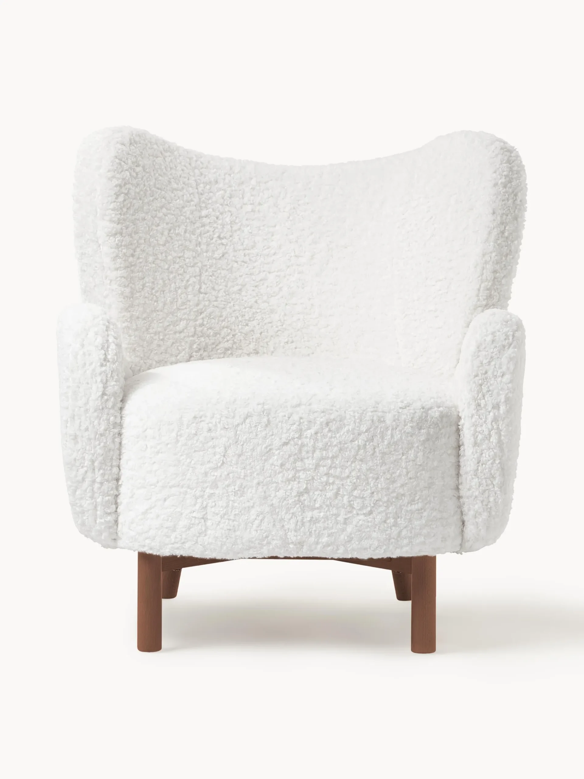 Poltrona Bergère in teddy Kalia