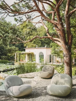 Poltrona da giardino girevole Pacha