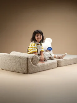 Poltrona pieghevole per bambini in velluto a coste fatta a mano Flipster