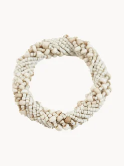Portatovagliolo intrecciato a mano Beaded