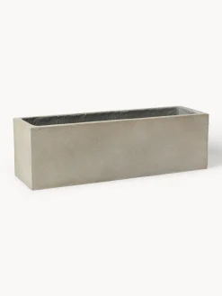 Portavaso da esterno in cemento Tuscany, alt. 19 cm