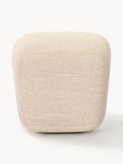 Pouf alto in bouclé Wolke