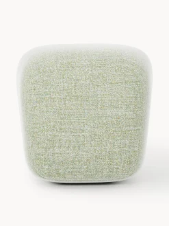 Pouf alto in bouclé Wolke