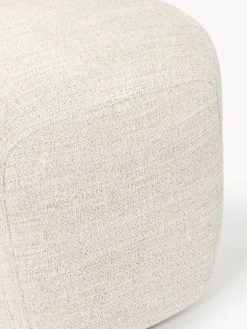 Pouf alto in bouclé Wolke