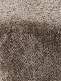 Pouf alto in teddy bouclé Wolke