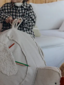 Pouf per bambini fatto a mano Farm