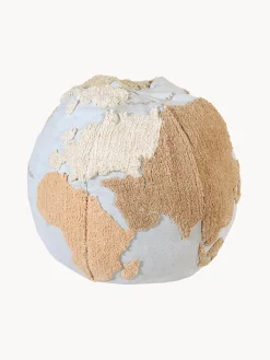 Pouf per bambini fatto a mano World Map