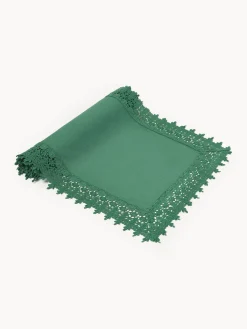 Runner da tavola con bordo in pizzo Flavia