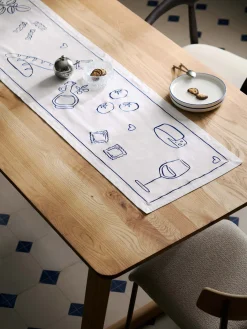 Runner da tavola ricamato Tutti